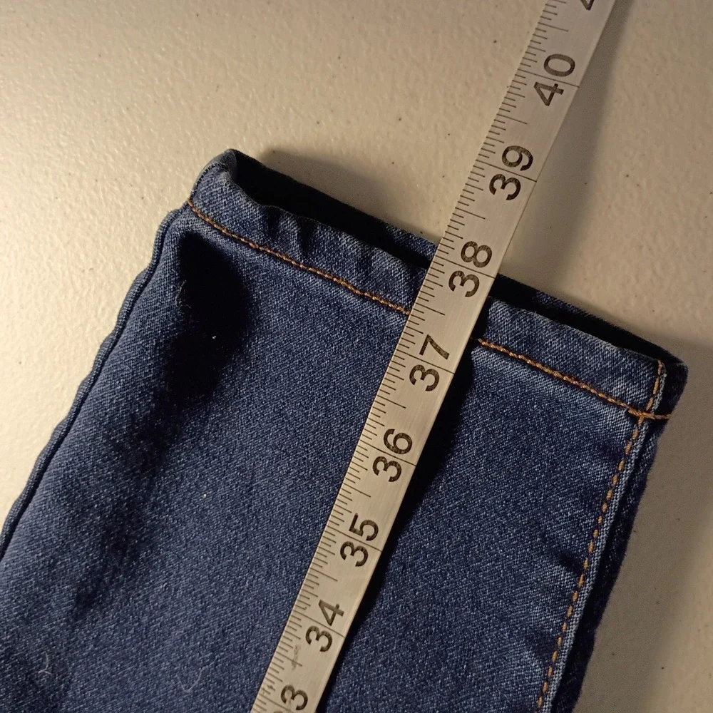 No Boundaries Womens XXXL 21 Dark Wash Pull On High Rise Skinny Jeggings Denim